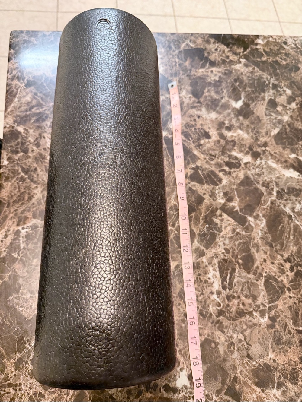 Black Textured Foam Roller - Home Accents